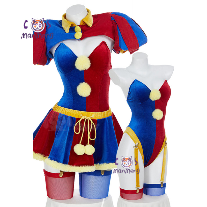 Anime Cosplay Outfit Girl - ชุดคอสเพลย์อนิเมะ Amazing joker Girl Digital Circus
