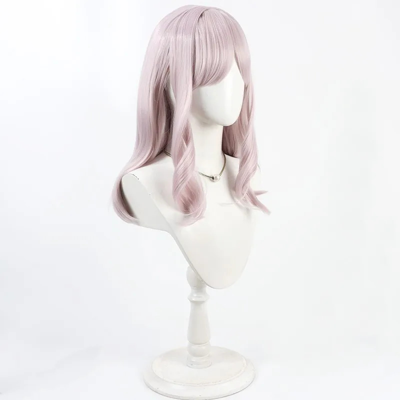 Acos Cosplay Wig - วิกผมคอสเพลย์เกม Blue Archive สีชมพูยาว สำหรับงานปาร์ตี้ฮาโลวีน พร้อมหมวกฟรี,5;d'2.y;8'