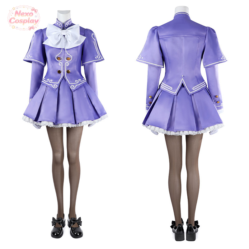 Anime Cosplay Lolita - ชุดคอสเพลย์ SF6 อินกริด ชุดโลลิต้าสีม่วง NexoCosplay