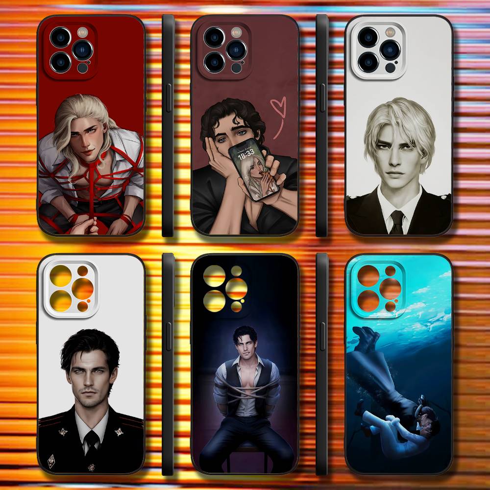Anime Cosplay Romance - เคสโทรศัพท์ R-Romance C-Clubs สำหรับ iPhone 17,16,15,14,13,12,11,Pro,Max,Plus,X,XS,SE4,E,Mini,เคสสีดำนุ่ม