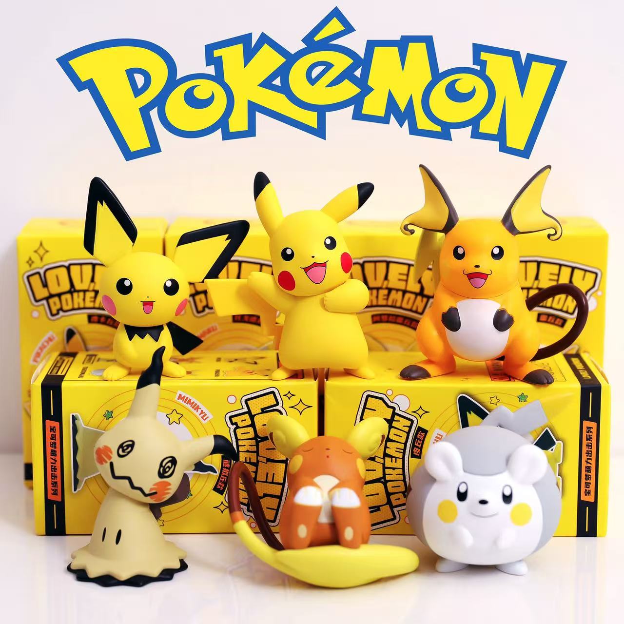 Anime Cosplay Pokemon - ฟิกเกอร์อนิเมะโปเกมอน มิวทู เกนการ์ พิคาชู อีวุย ดราก้อน