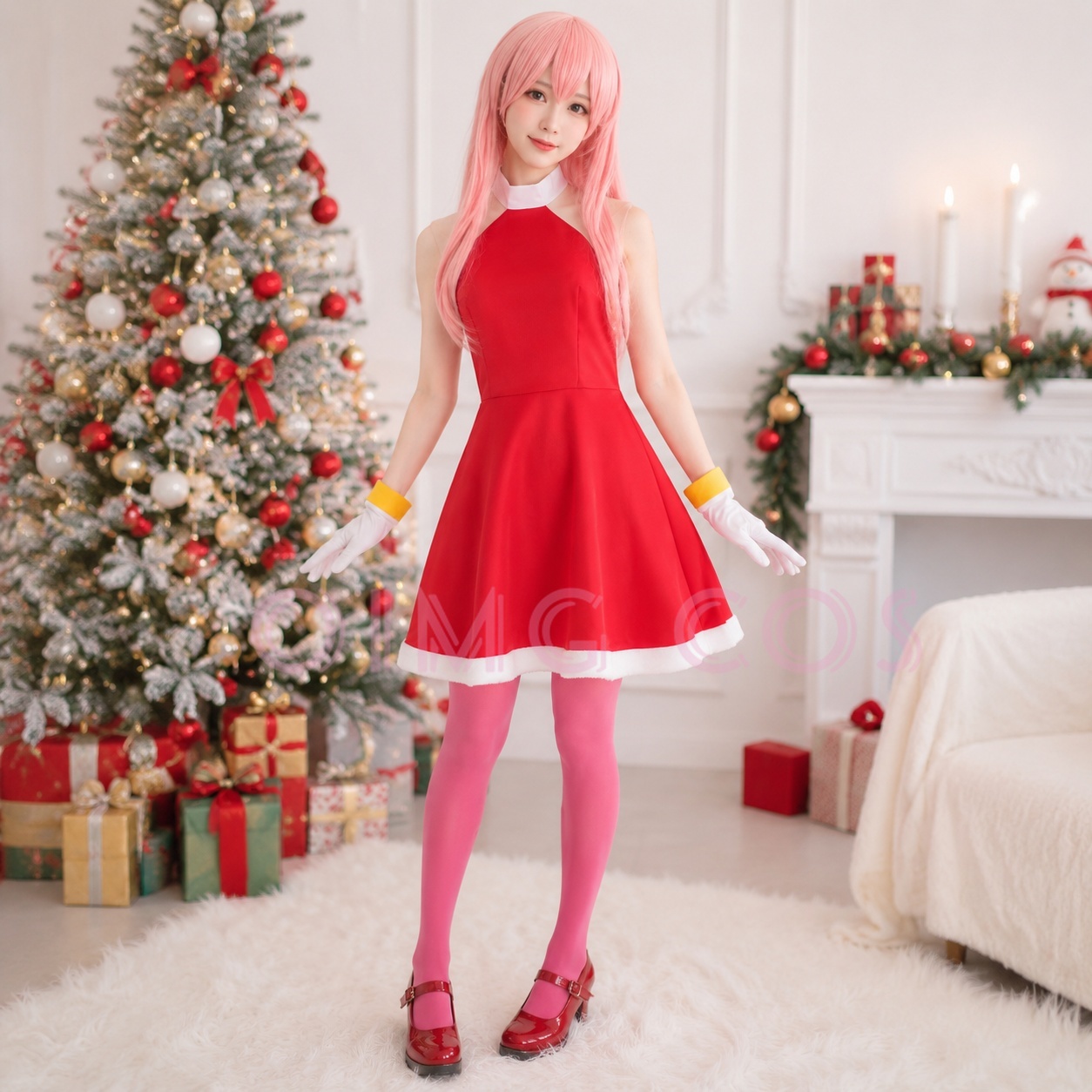 Anime Cosplay Dress For Women - เอมี่ โรสคอสเพลย์เครื่องแต่งกายผู้ใหญ่คาร์นิวัลชุดอะนิเมะฮาโลวีนปาร์ตี้เครื่องแต่งกายหน้ากากผู้หญิงเกม