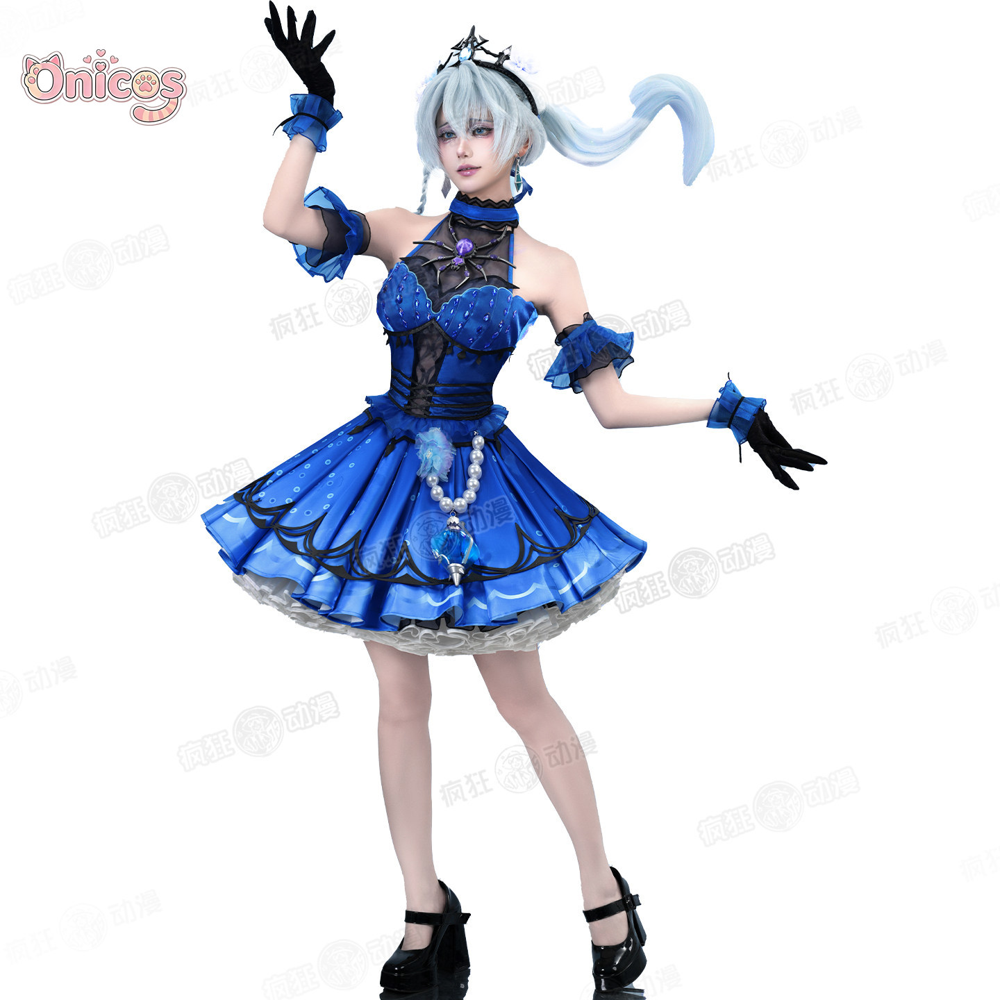 Anime Cosplay Lolita - ชุดคอสเพลย์เกรซ ไนอาด จากเกม Identity V สไตล์เทพนิยายใต้ทะเลลึก