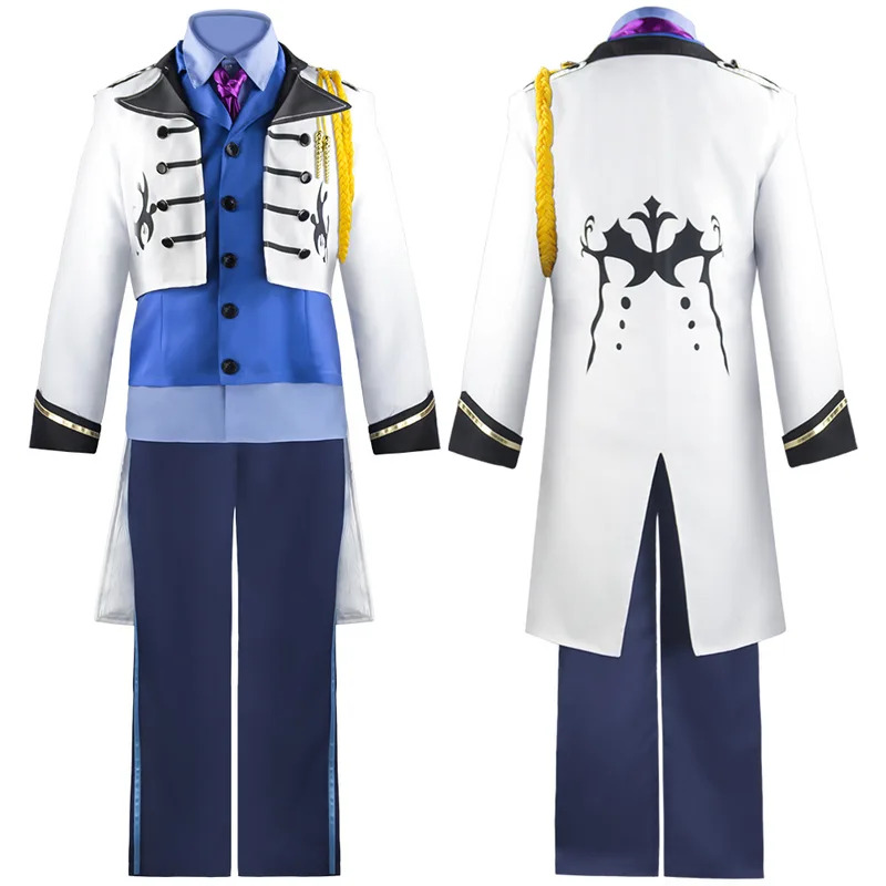 Anime Cosplay Romance - อะนิเมะคอสเพลย์ปาร์ตี้ฮาโลวีน Snow Queen น้ําแข็งและหิมะโรแมนติกเสื้อผ้า Prince Hans