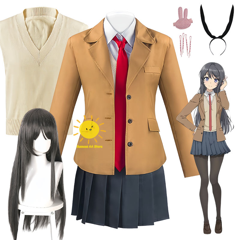 Anime Cosplay Outfit Girl - อะนิเมะ ซากุระจิมะ ไม คอสเพลย์ แรสคาล ดอส