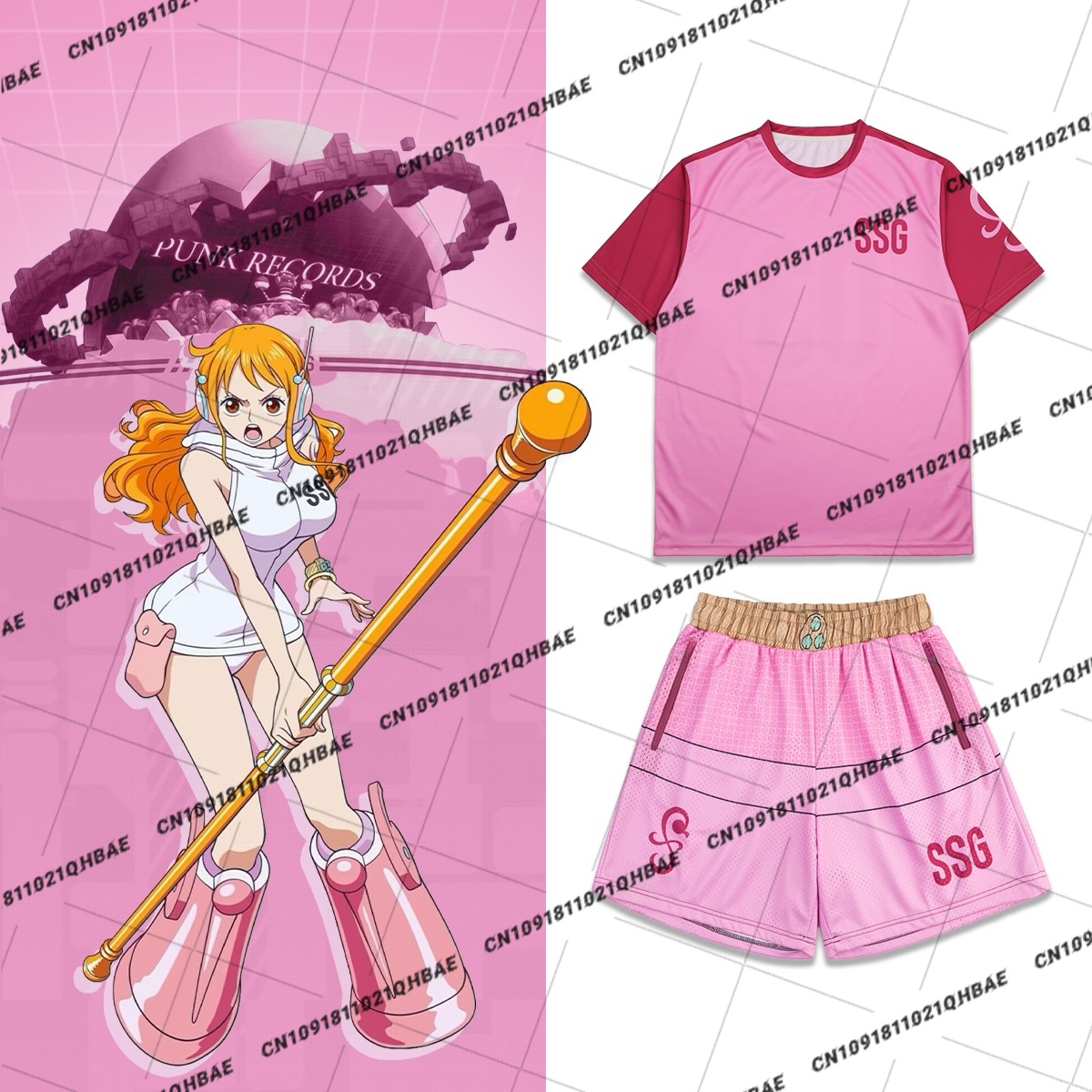 Anime Cosplay Costumes - ชุดคอสเพลย์สำหรับผู้ชาย แฟชั่นลำลอง ชุดกีฬา เสื้อยืดโอเวอร์ไซส์ กางเกงขาสั้น 2026