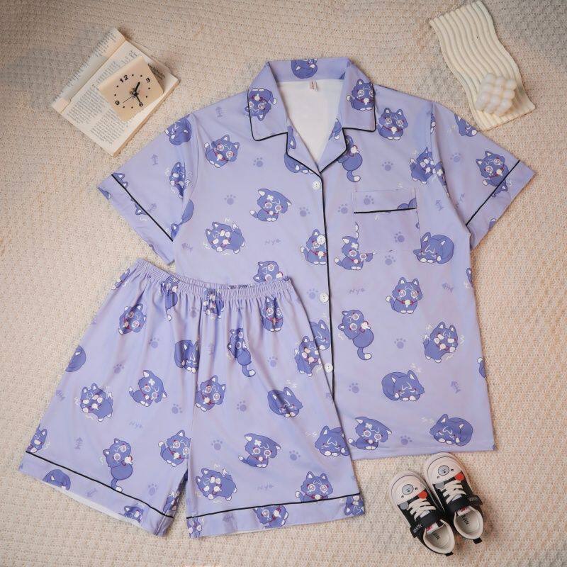 Anime Cosplay Dress For Women - เก็นชิน อิมแพ็ค วันเดอร์เรอร์คอสเพลย์เครื่องแต่งกายฤดูร้อนแขนยาวชุดนอนชุดนักเรียนอะนิเมะชายหญิงสวมใส่ของขวัญฮาโลวีน