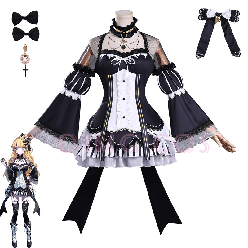 Anime Cosplay Dress For Women - แมจิคัล วิทช์ ไทรอัล ซาจิมะ มิลเลียคอสเพลย์เครื่องแต่งกายผู้ใหญ่คาร์นิวัลชุดอะนิเมะปาร์ตี้ฮาโลวีนผู้หญิงเครื่องแต่งกายเกม