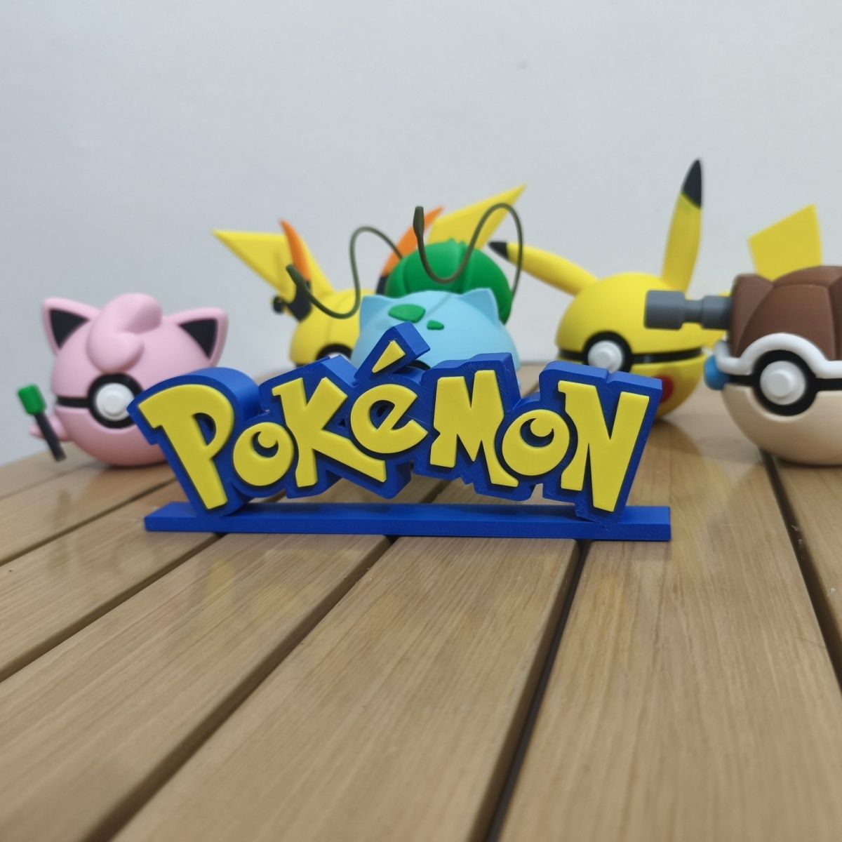 Anime Cosplay Pokemon - โปเกมอน สแตนดี้ โลโก้ ดิสเพลย์ ฟิกเกอร์รุ่นใหม่ สินค้าอนิเมะ