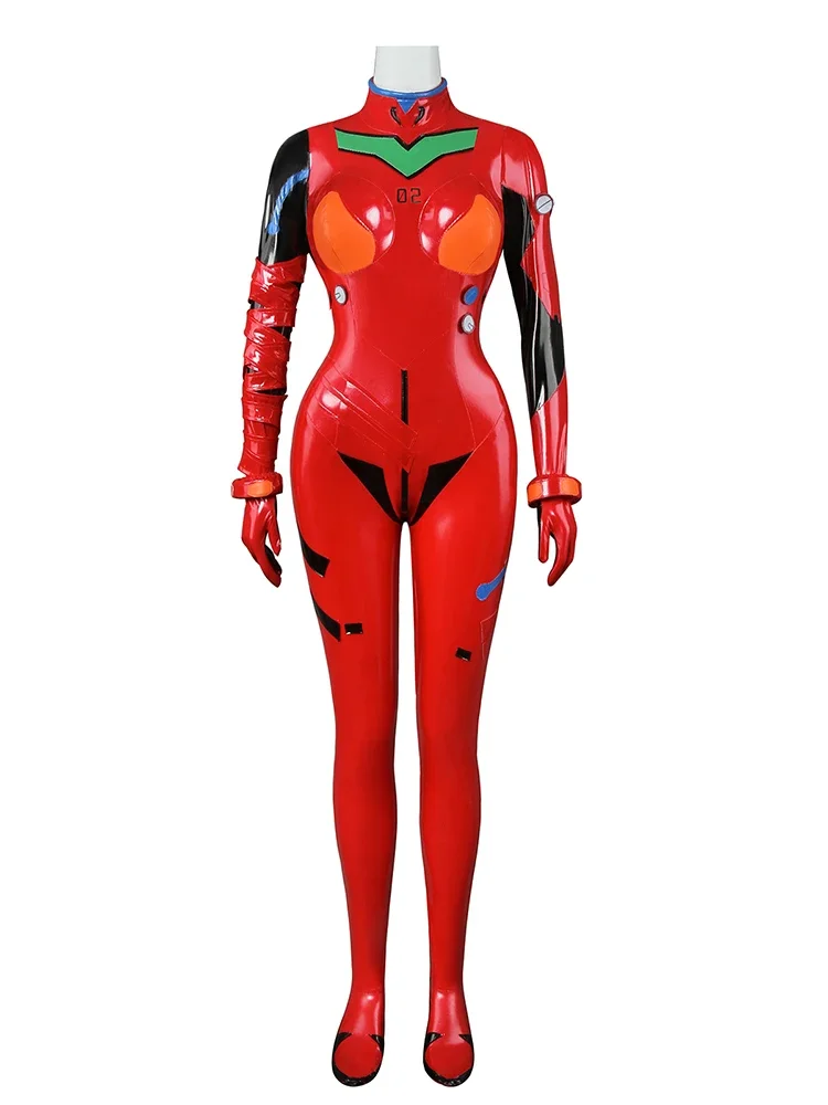Anime Cosplay Japanese - ชุดจั๊มสูท แอสึกะ ลังเลย์ โซริว จากอนิเมะ ใหม่
