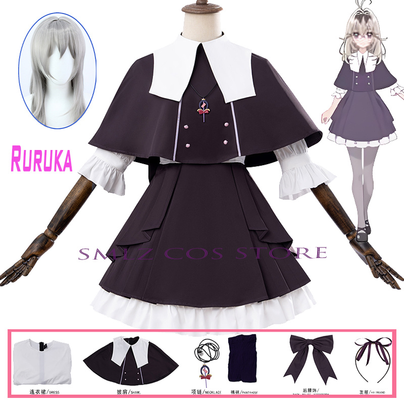 Anime Cosplay Dress For Women - โมเรีย รูรูกะคอสเพลย์อะนิเมะสตาร์เดทเจนทีฟเพรคิวร์เครื่องแต่งกายลูลูก้าชุดยูนิฟอร์มประจำวันชุดวิกผม ปาทยูชุดคาร์นิวัลต่อสู้