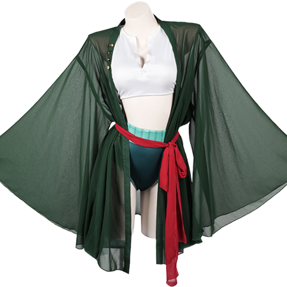 ชุดคอสเพลย์โจรสลัดเลดี้โรโรโนอ - Anime Zoro Cosplay Female บทวิจารณ์และราคา
