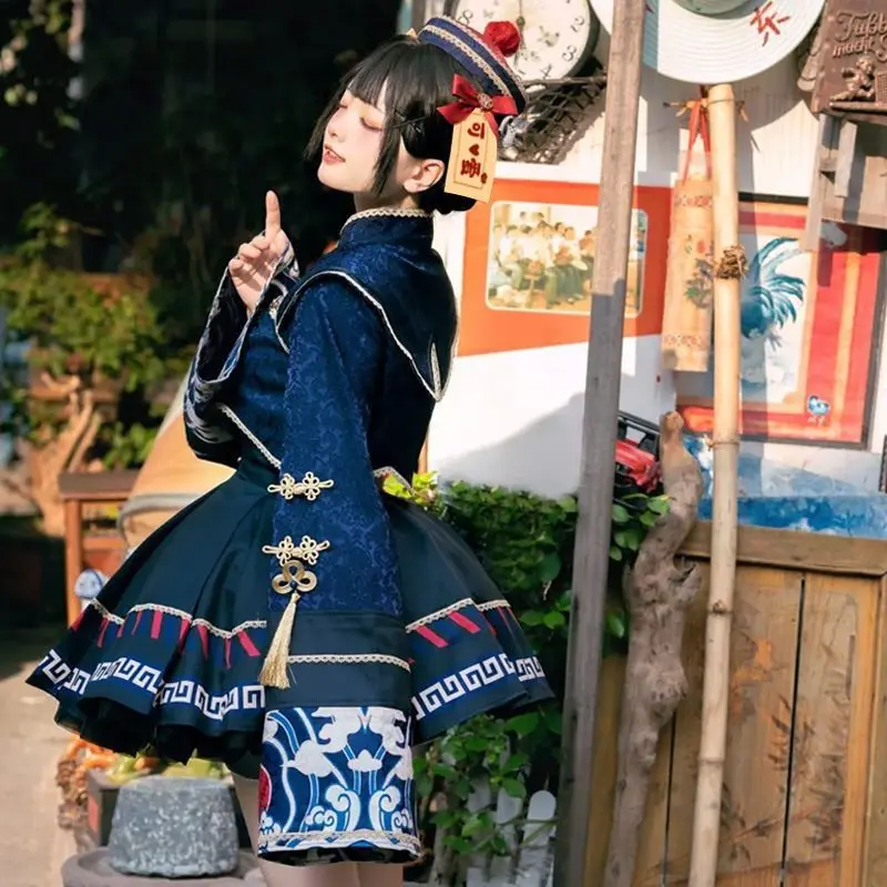 Lolita สไตล์จีนหวานชุดน่ารักอะ - Anime Cosplay Lolita บทวิจารณ์และราคา