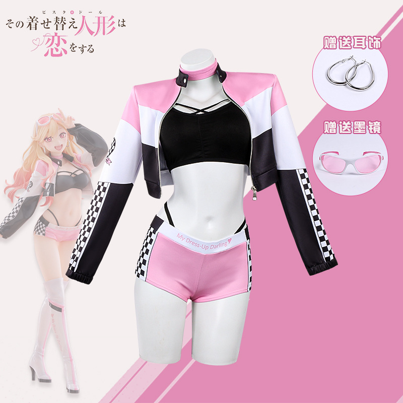 อะนิเมะมายเดรสอัพ ดาร์ลิ่ง มาร - Anime Cosplay Outfit Girl บทวิจารณ์และราคา
