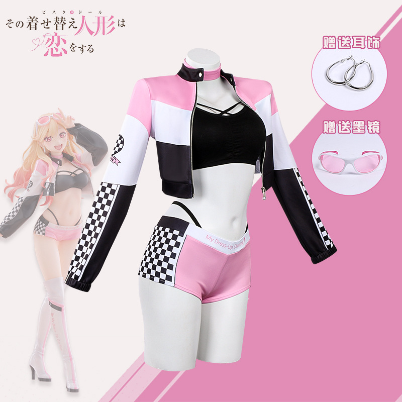 อะนิเมะมายเดรสอัพ ดาร์ลิ่ง มาร - Anime Cosplay Outfit Girl บทวิจารณ์และราคา
