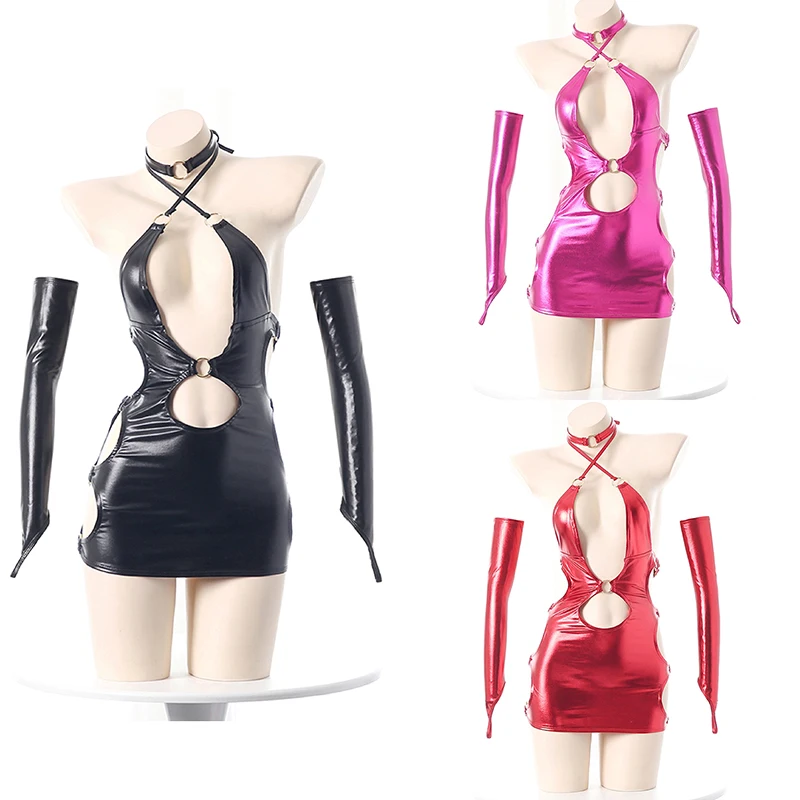 อะนิเมะชุดหนังรัดรูปไอดอลเกิร์ - Anime Cosplay Outfit Girl บทวิจารณ์และราคา