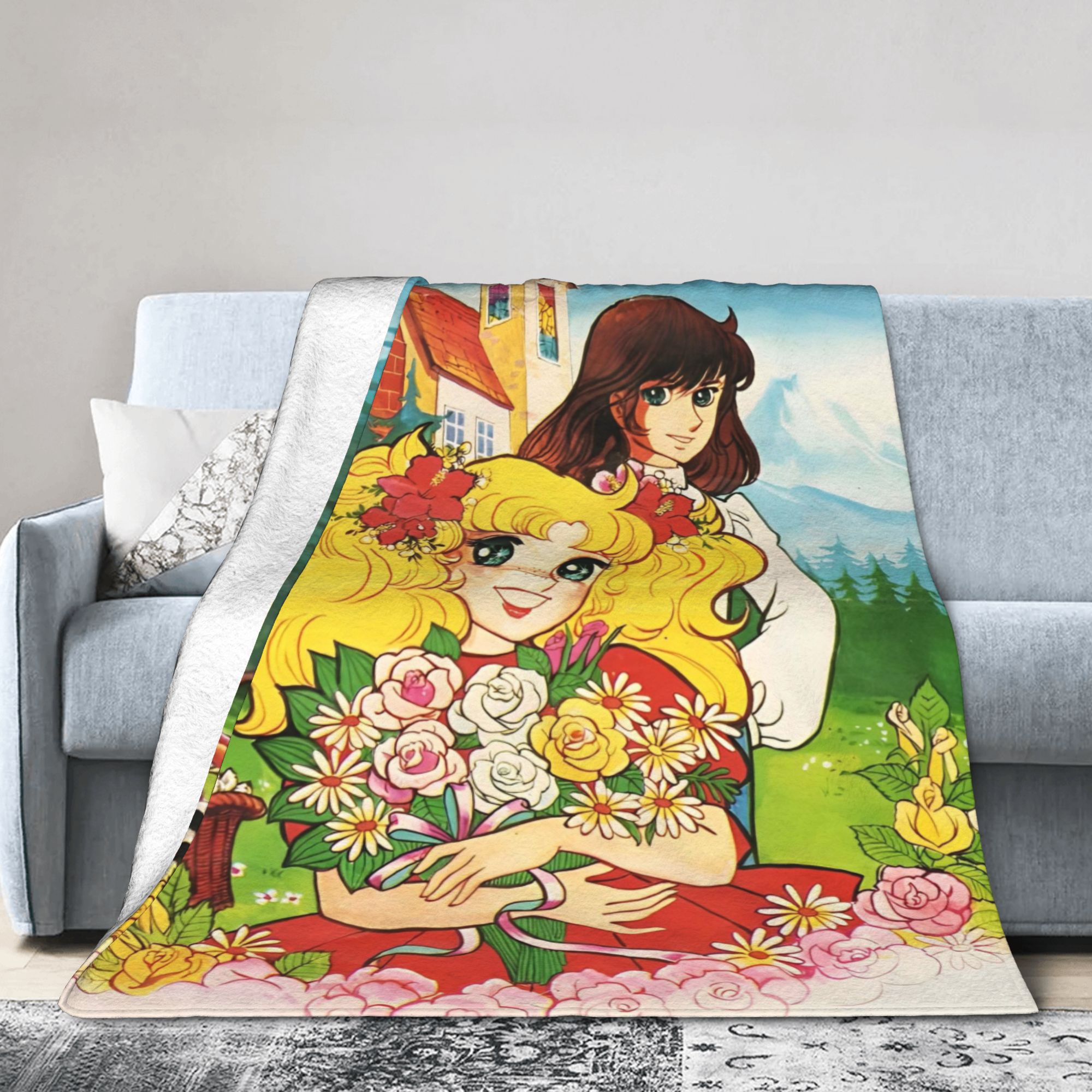 ผ้าห่มลายการ์ตูนแอนิเมะแคนดี้แ - Anime Cosplay Romance บทวิจารณ์และราคา
