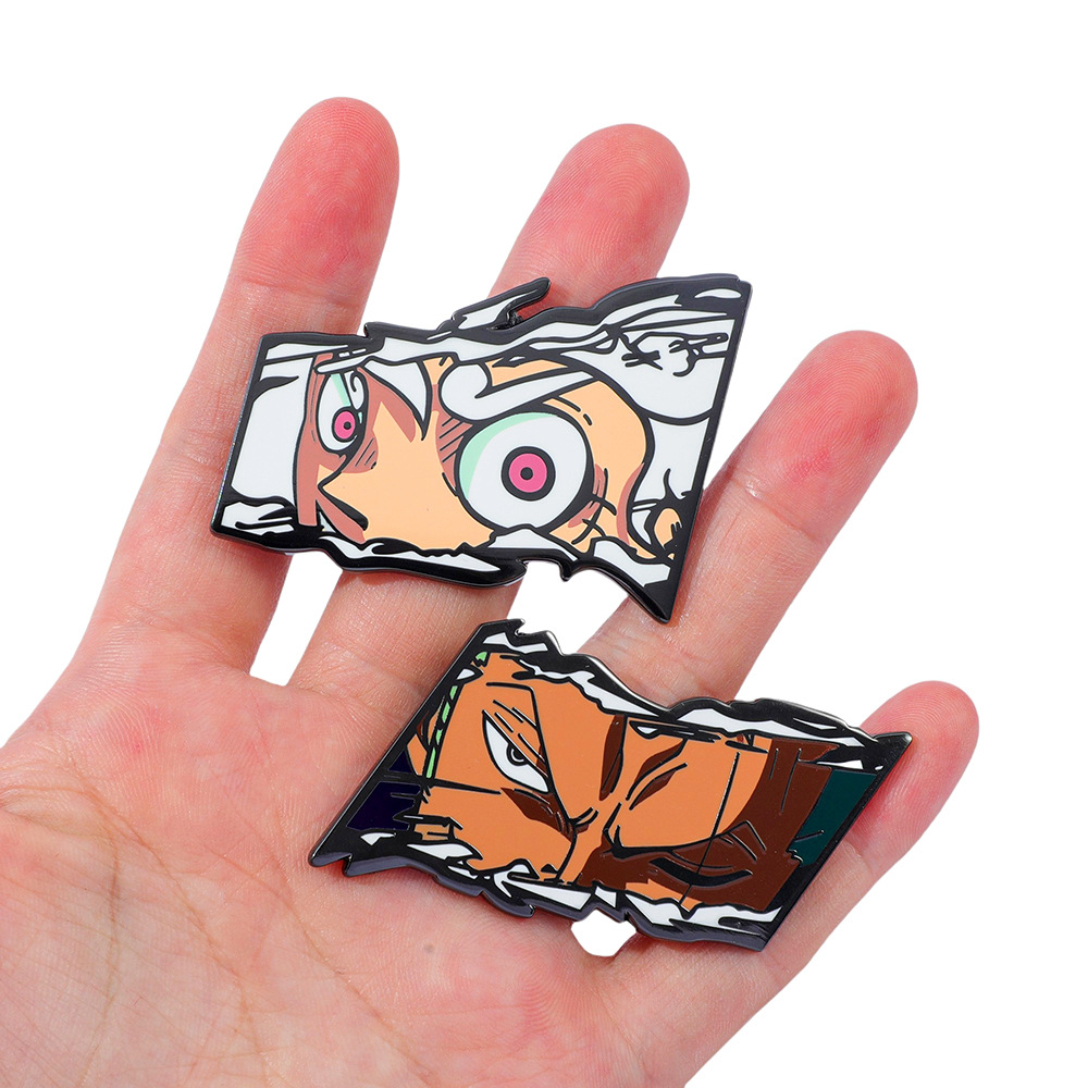 เข็มกลัดโลหะเคลือบลายการ์ตูนวั - Anime Zoro Cosplay Female บทวิจารณ์และราคา