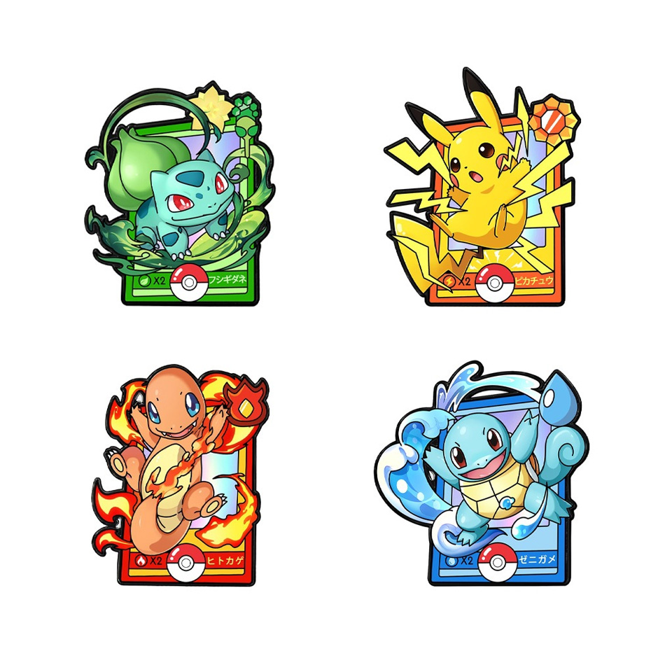 ชุดเข็มกลัดเคลือบลายโปเกมอน 4  - Anime Cosplay Pokemon บทวิจารณ์และราคา