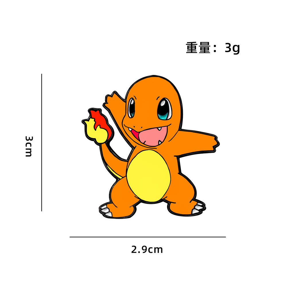 ชุดเข็มกลัดเคลือบลายโปเกมอน 4  - Anime Cosplay Pokemon บทวิจารณ์และราคา