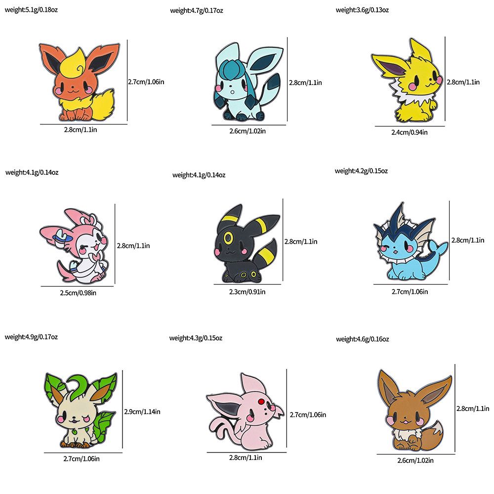 เข็มกลัดโปเกมอนอีวุยสุดน่ารัก  - Anime Cosplay Pokemon บทวิจารณ์และราคา