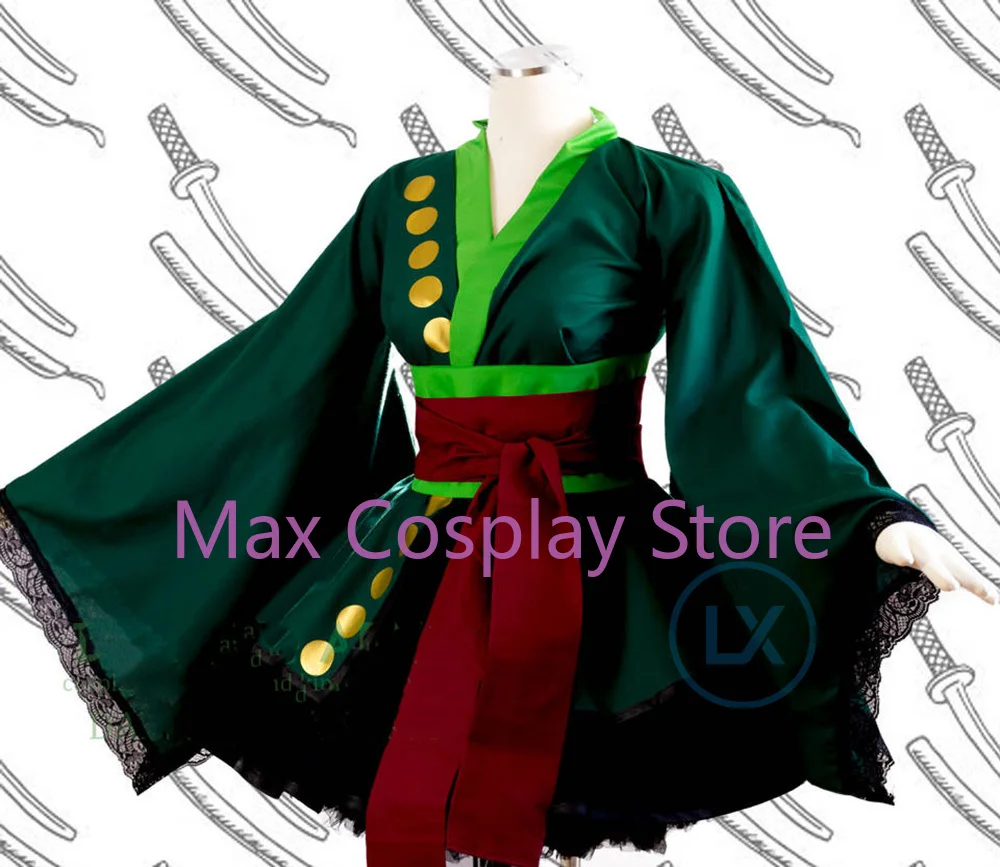 ชุดคอสเพลย์อนิเมะแม็กซ์ โซโล ช - Anime Zoro Cosplay Female บทวิจารณ์และราคา