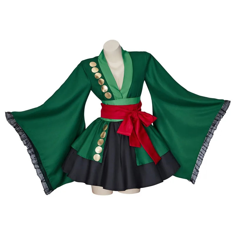 โรโรโนอา โซโลหญิงคอสเพลย์เครื่ - Anime Zoro Cosplay Female บทวิจารณ์และราคา