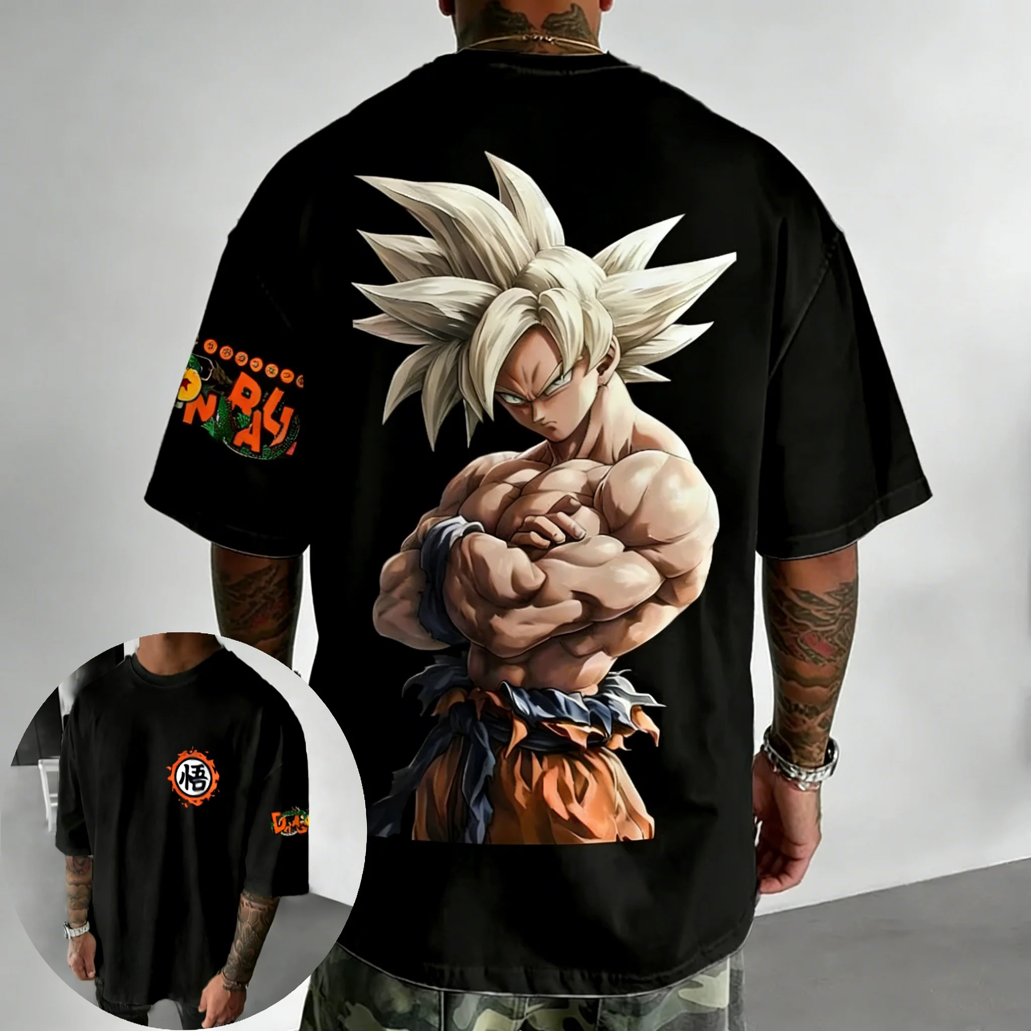 ดราก้อนบอลอะนิเมะเสื้อยืดผ้าฝ้ - Dragon Ball Saiyan Armor บทวิจารณ์และราคา