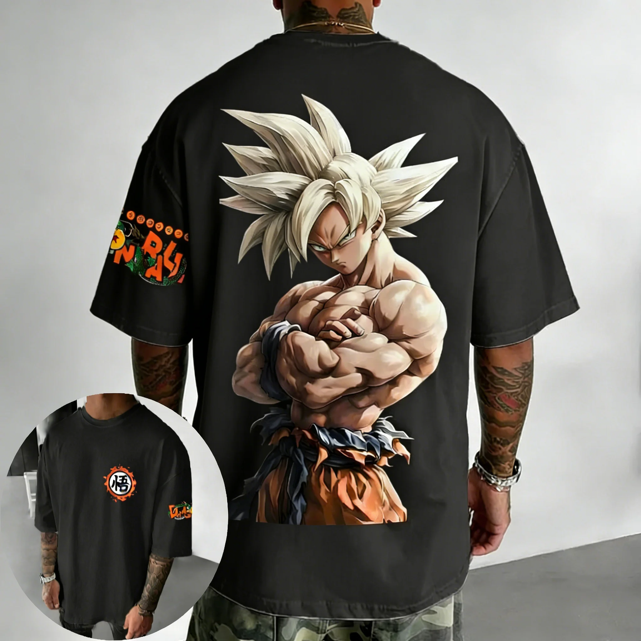 ดราก้อนบอลอะนิเมะเสื้อยืดผ้าฝ้ - Dragon Ball Saiyan Armor บทวิจารณ์และราคา