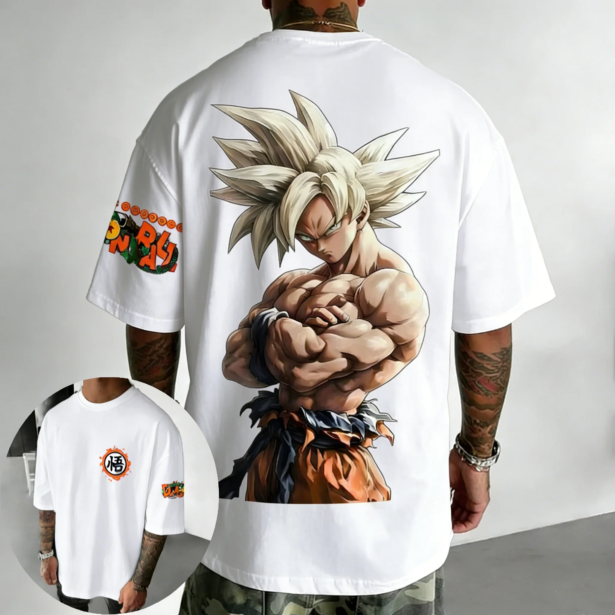 ดราก้อนบอลอะนิเมะเสื้อยืดผ้าฝ้ - Dragon Ball Saiyan Armor บทวิจารณ์และราคา